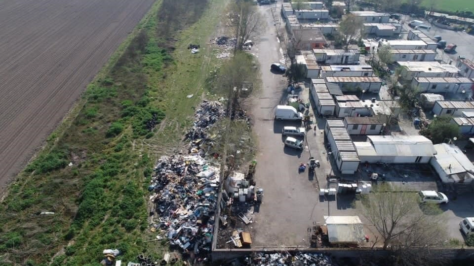 Campo Rom nel Napoletano