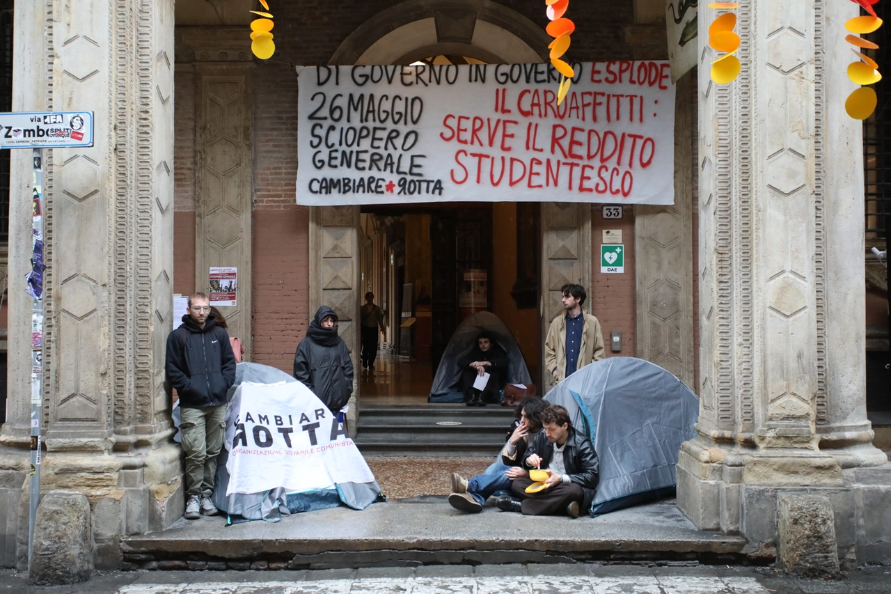 La protesta degli studenti