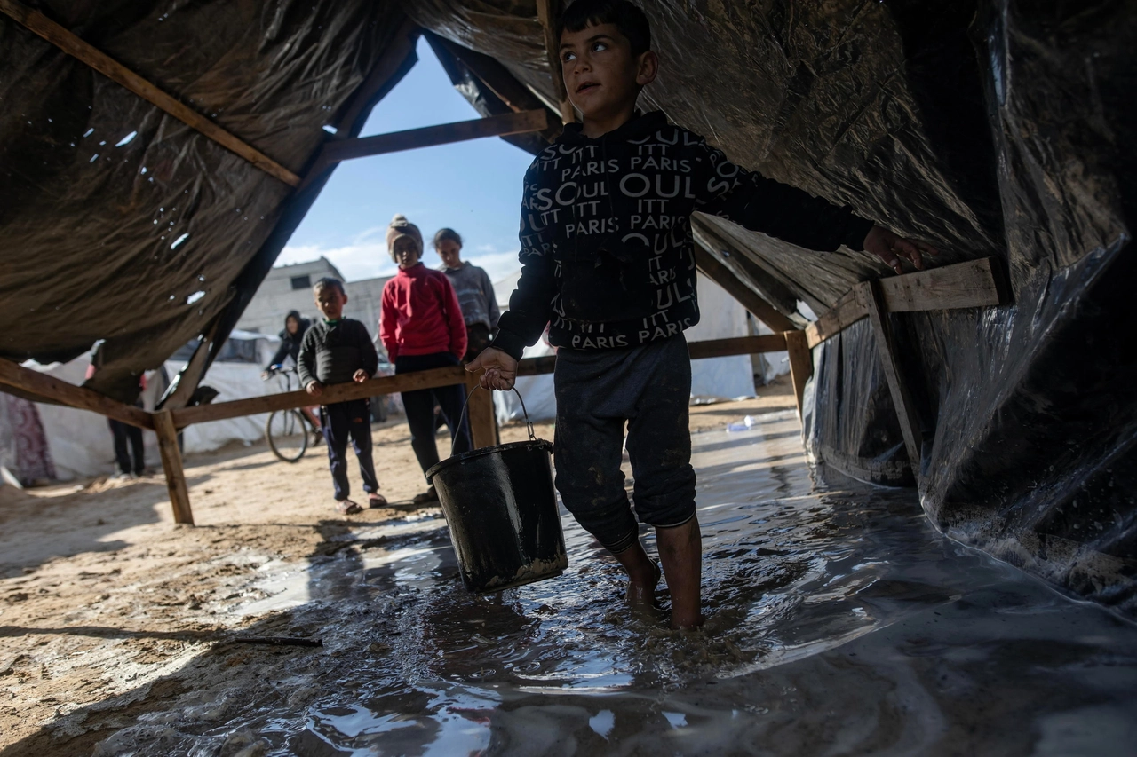 Bambini palestinesi a Gaza