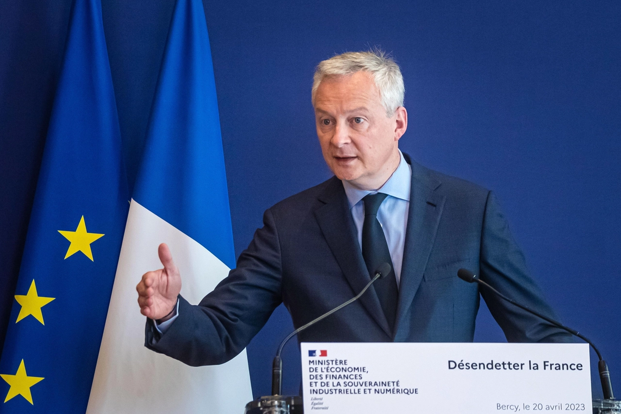 Bruno Le Maire, ministro delle Finanze francese (Ansa)