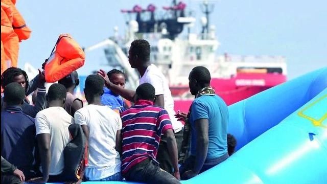 Migranti in Italia, sbarchi: foto generica