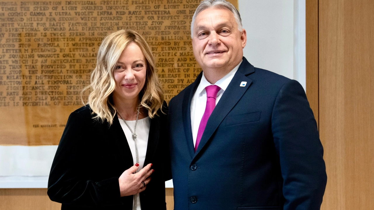 Giorgia Meloni e Viktor Orban