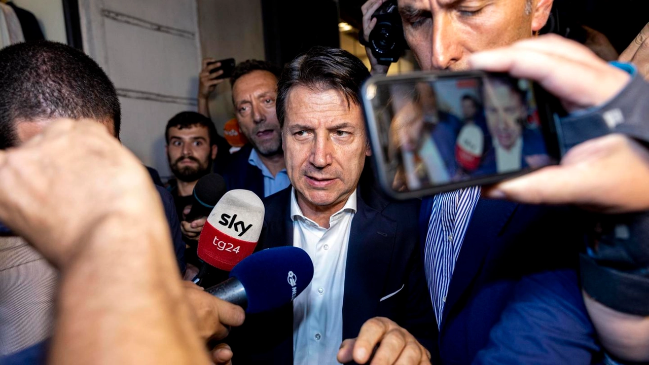 Il presidente del Movimento 5 Stelle, Giuseppe Conte (Ansa)