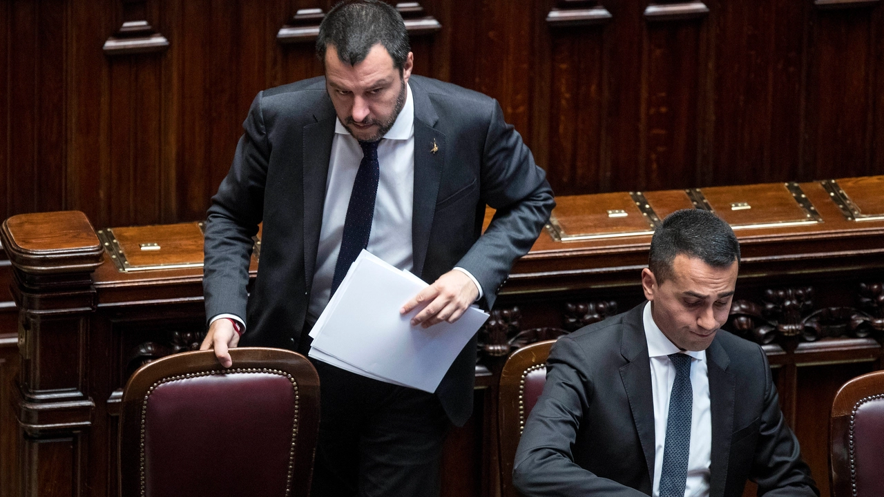 Matteo Salvini e Luigi Di Maio (Lapresse)