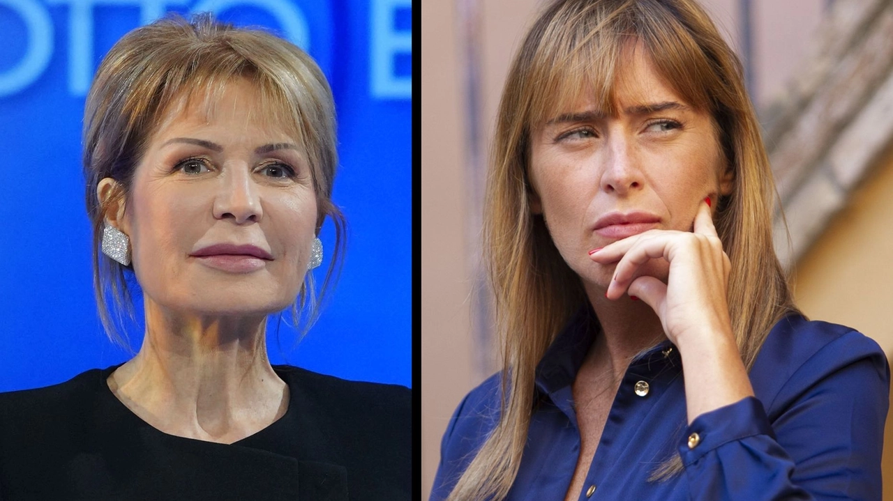 Lilli Gruber e Maria Elena Boschi (ImagoE)