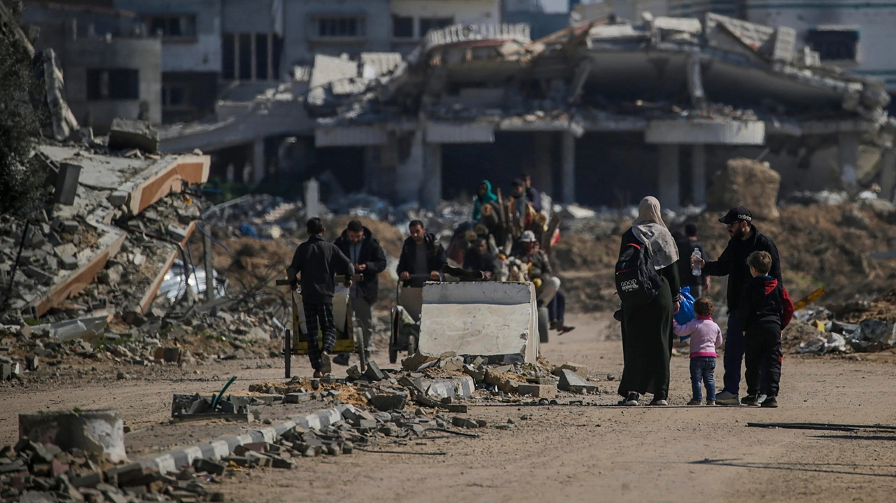 Città rase al suolo nella Striscia di Gaza