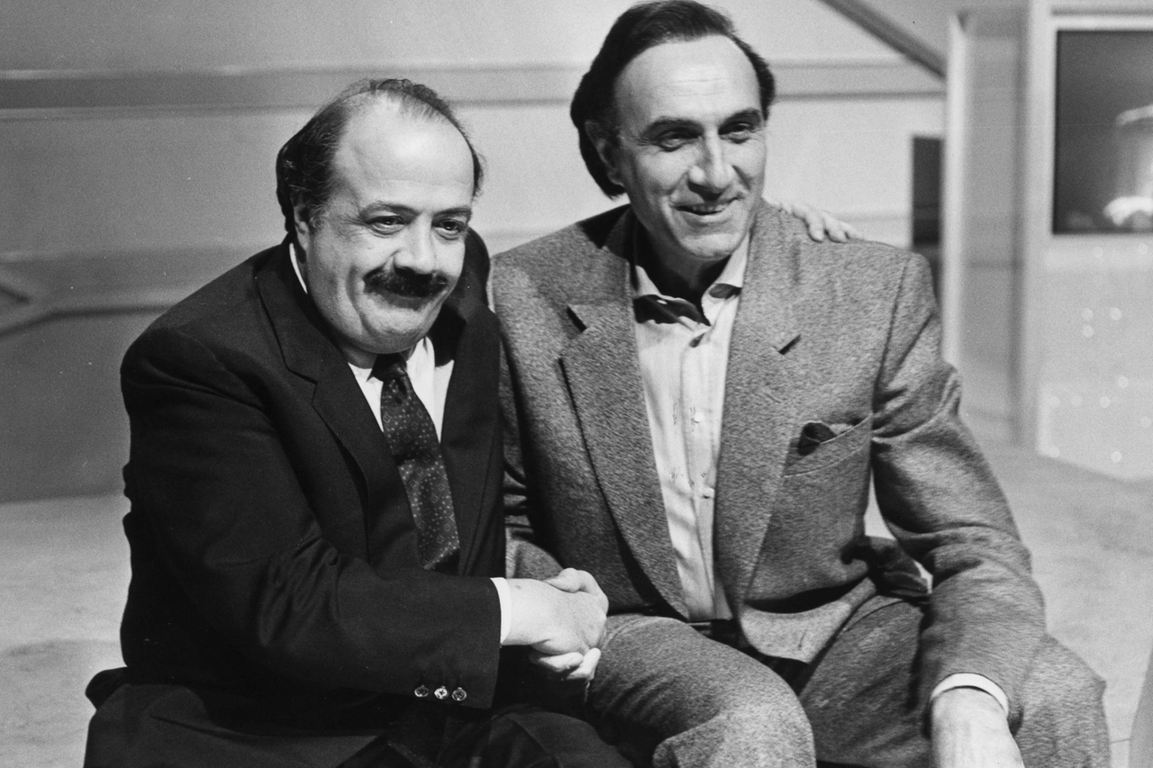 Pippo Baudo e Maurizio Costanzo