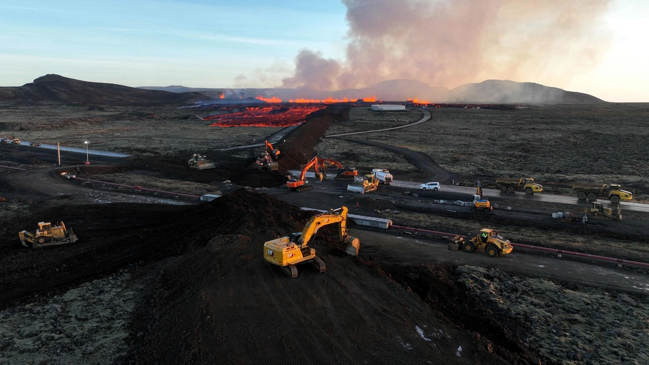 L'eruzione del vulcano Fagradalsfjall in Islanda