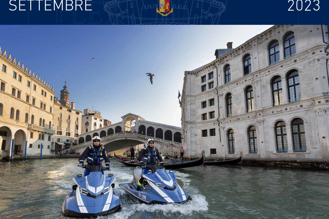 Foto scattata a Venezia per il mese di settembre (Polizia di Stato)