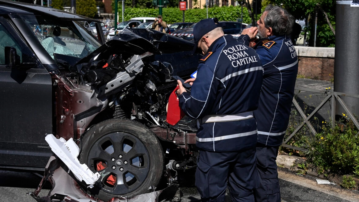 Incidente stradale a Roma (Foto d'archivio)