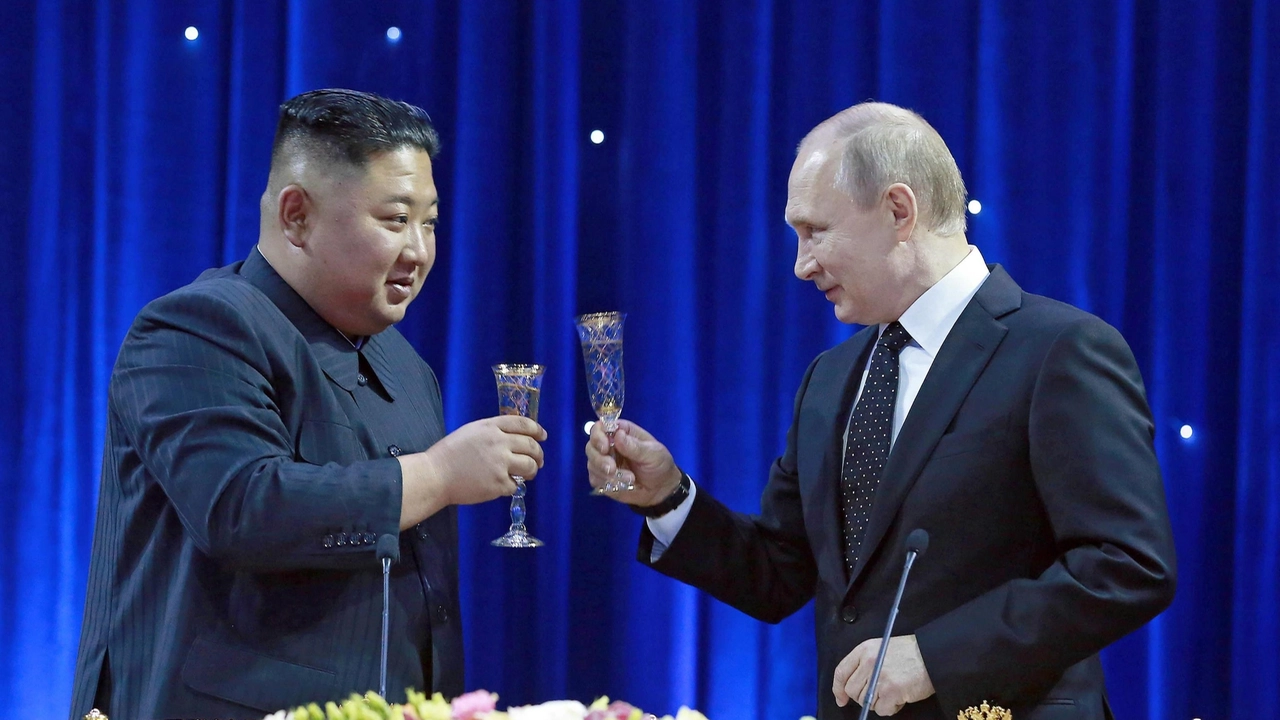 Kim Jong Un e Vladimir Putin