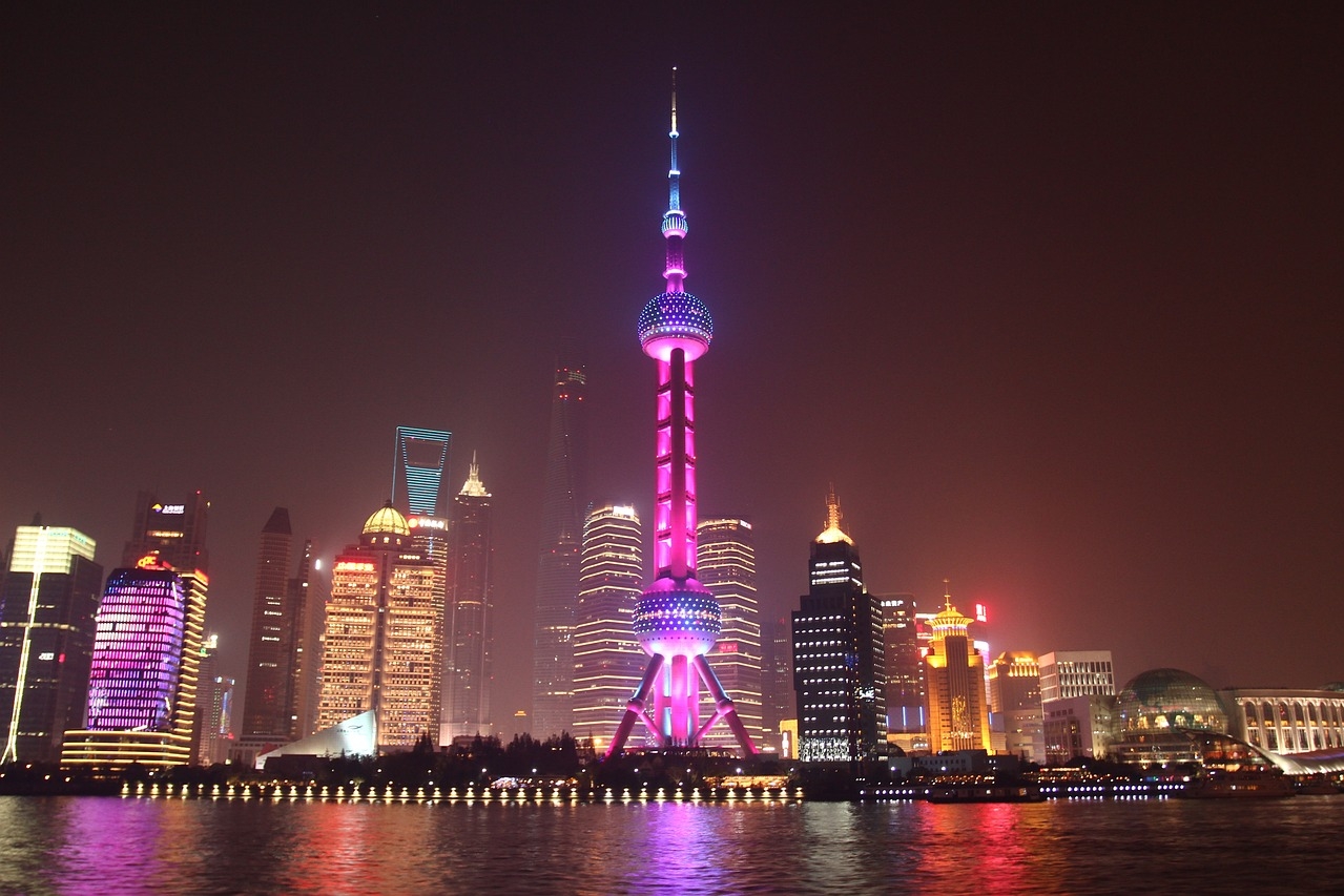 Shanghai, Bund di notte