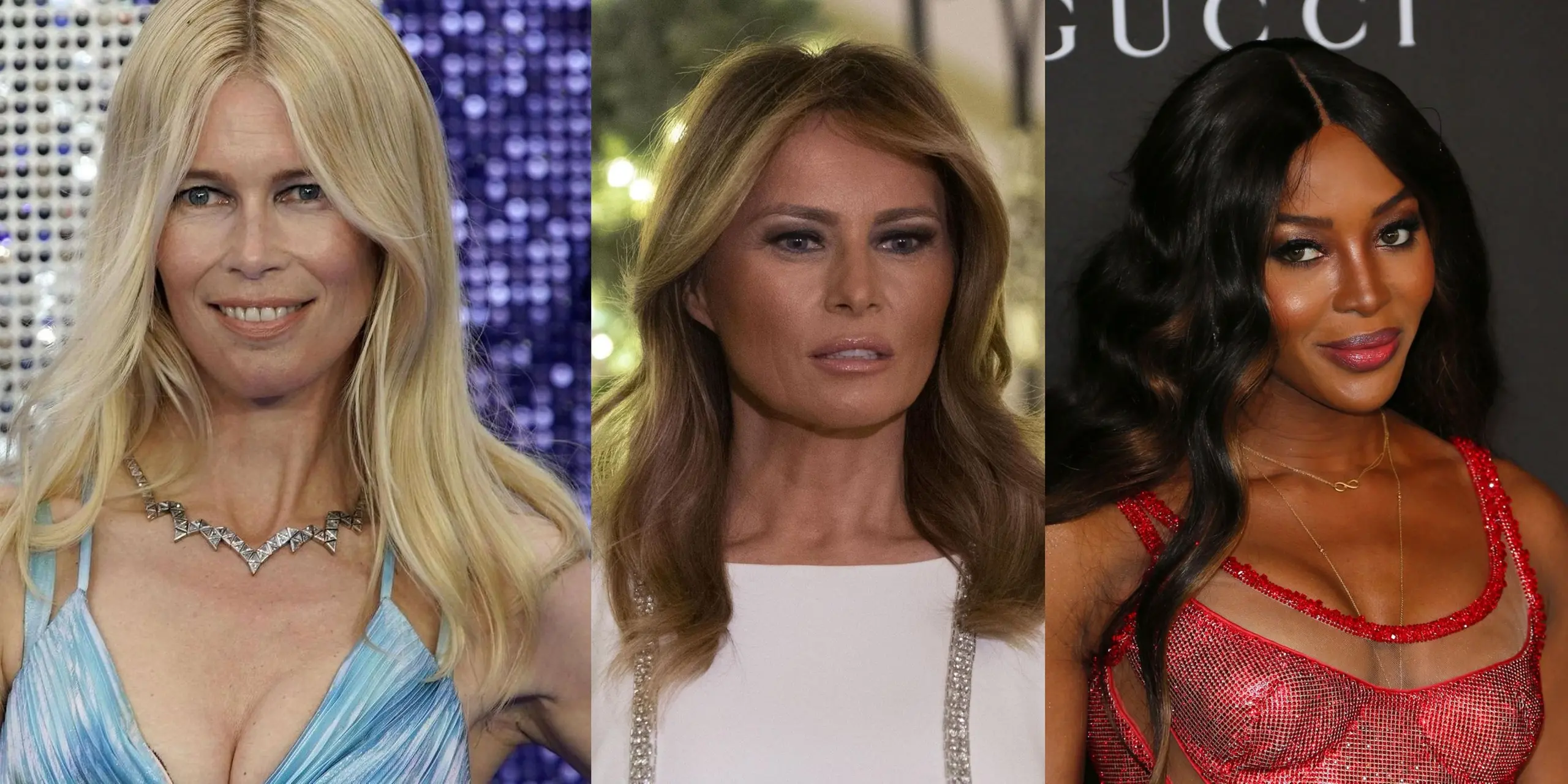 Melania Trump, Claudia Schiffer, Naomi Campbell. Le cinquantenni al Top