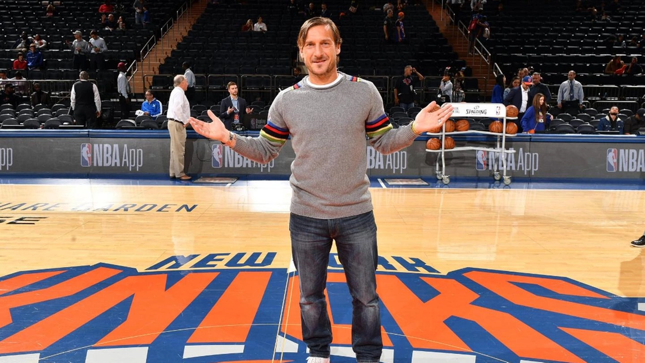 Francesco Totti  al Madison Square Garden (Ansa)