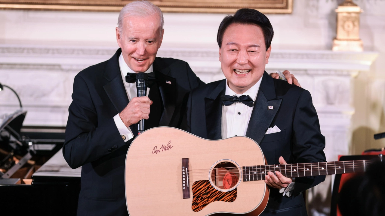 Joe Biden e Yoon Suk Yeol