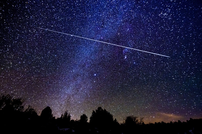 Una stella cadente (Fotowebgio)