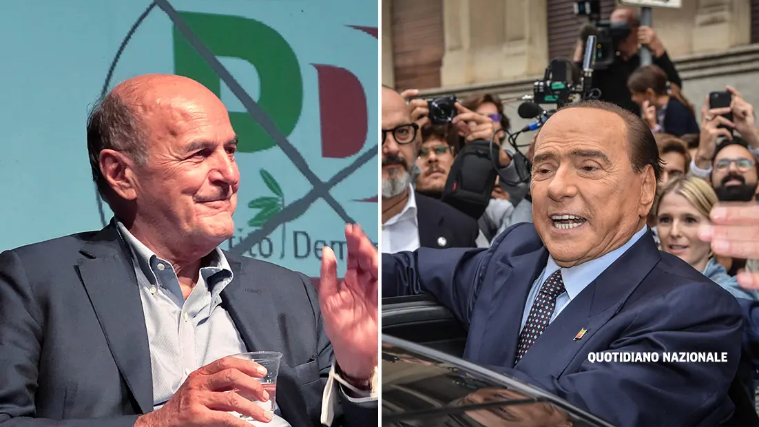 Berlusconi e Bersani, compleanno per due