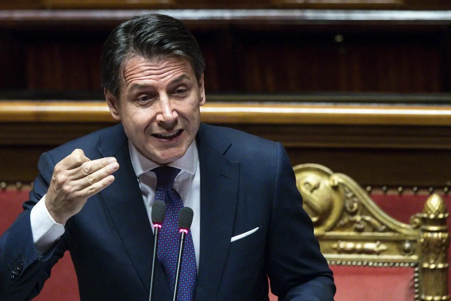 Giuseppe Conte, debuttante disinvolto. L'oratoria è da veterano