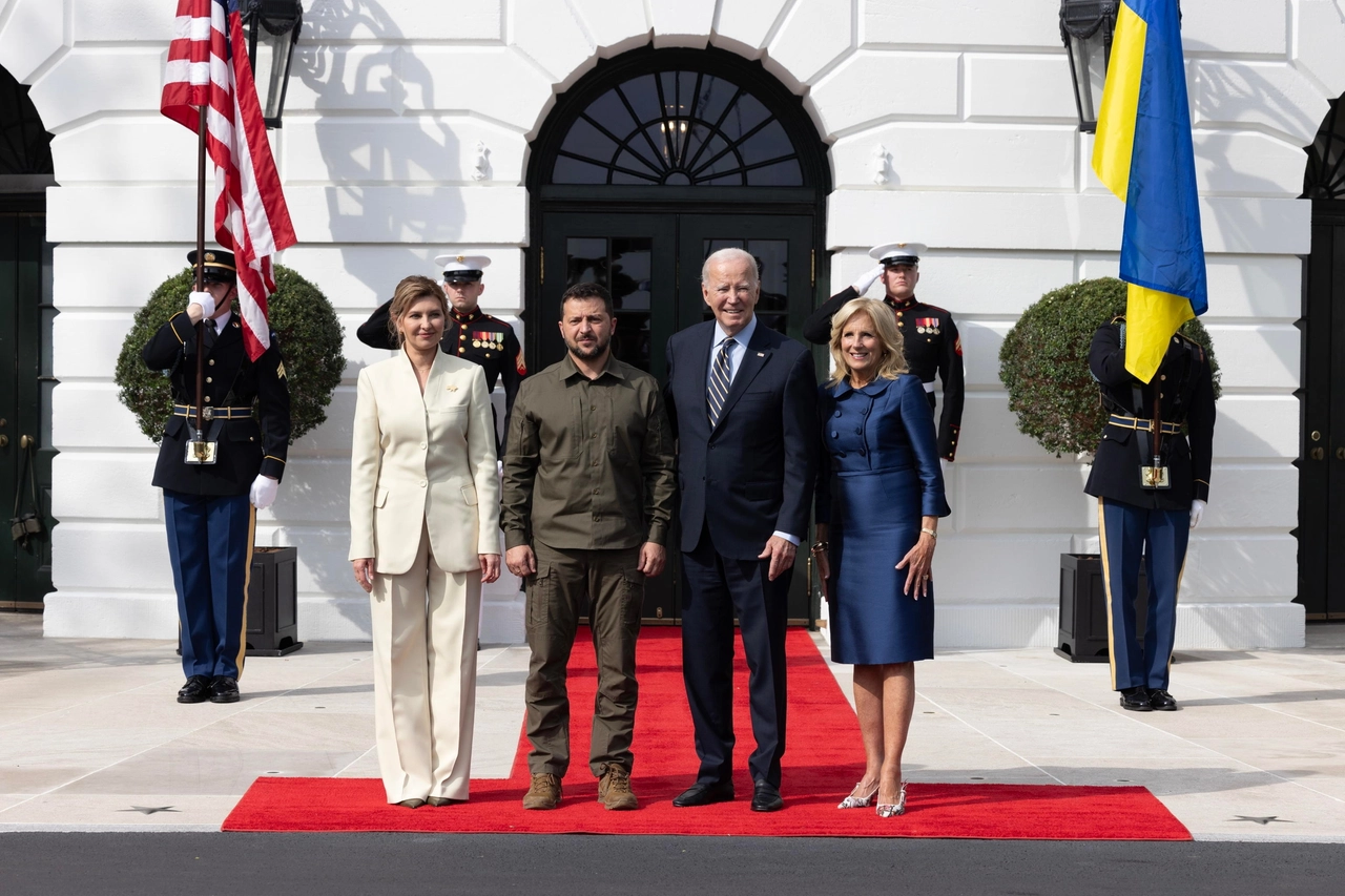 Incontro Zelensky-Biden alla Casa Bianca (Ansa)