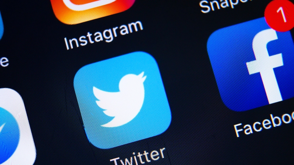 App di Twitter su smartphone 