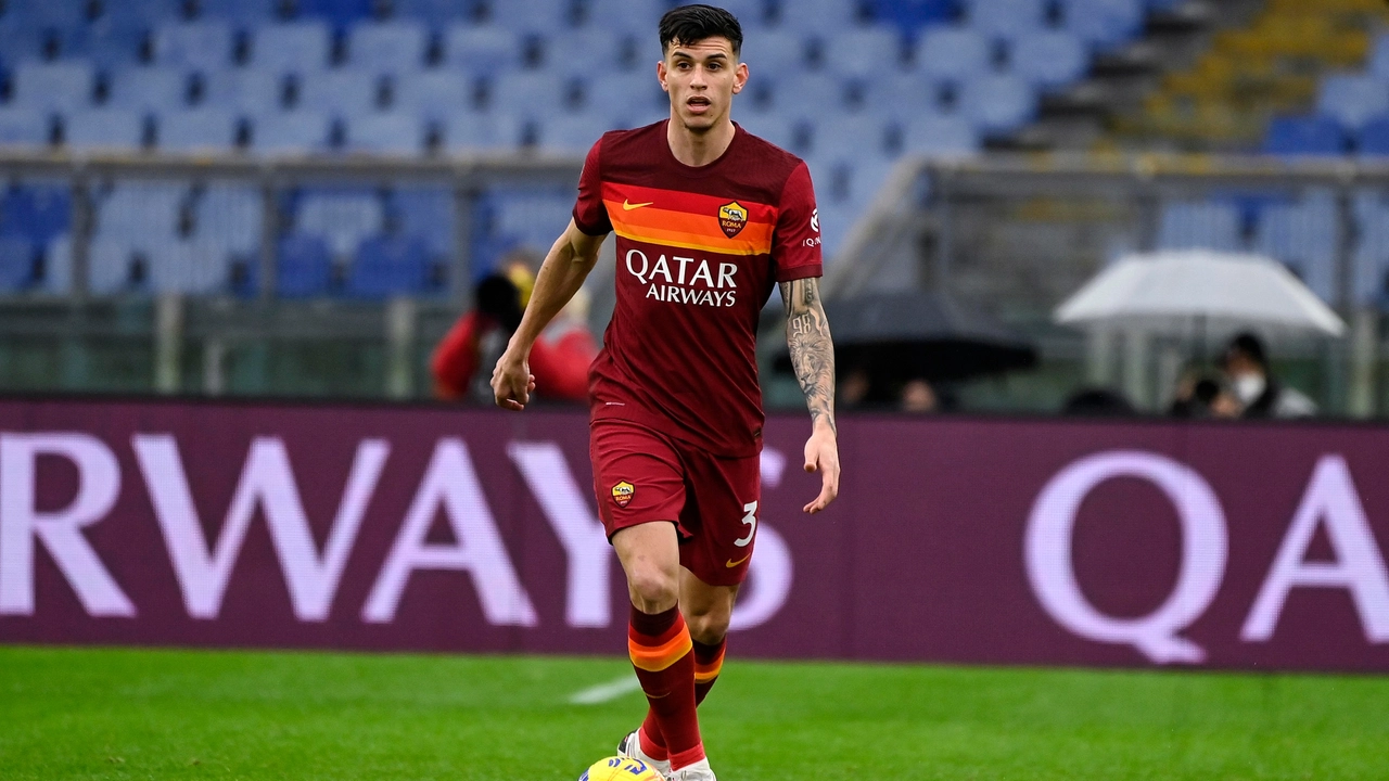 Ibanez con la maglia della Roma