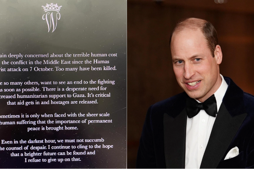 Il comunicato pubblicato dal principe William su Instagram