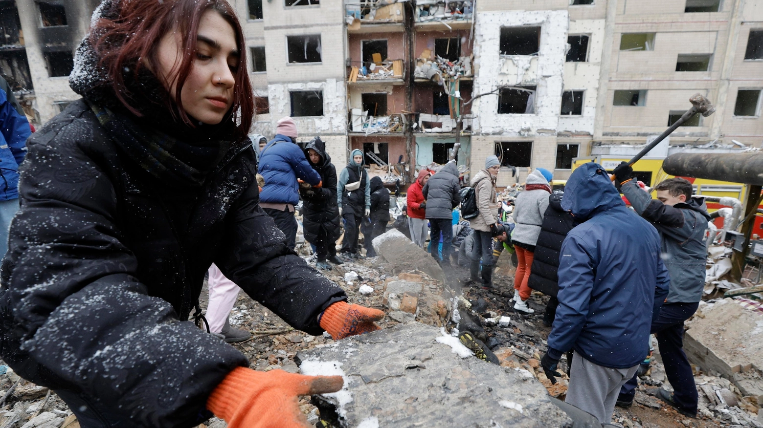 Bombardamenti russi sull'Ucraina