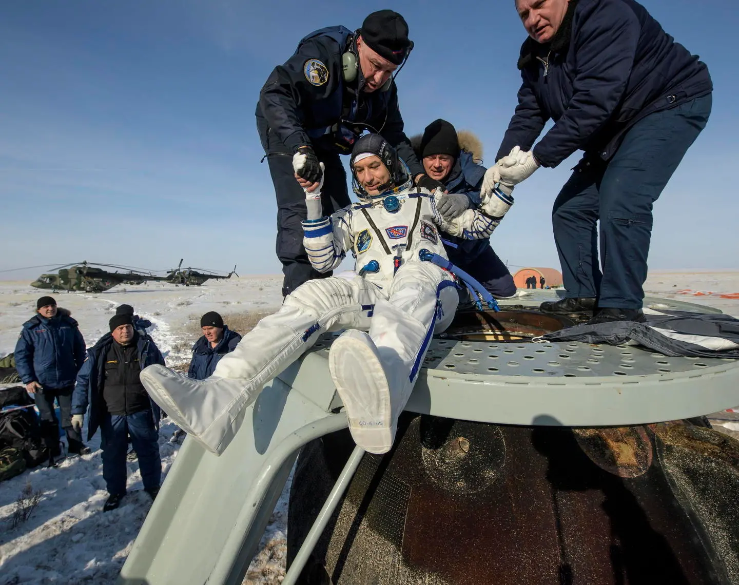 Luca Parmitano, rientro sulla Terra. "Che viaggio", urla dalla radio della Soyuz