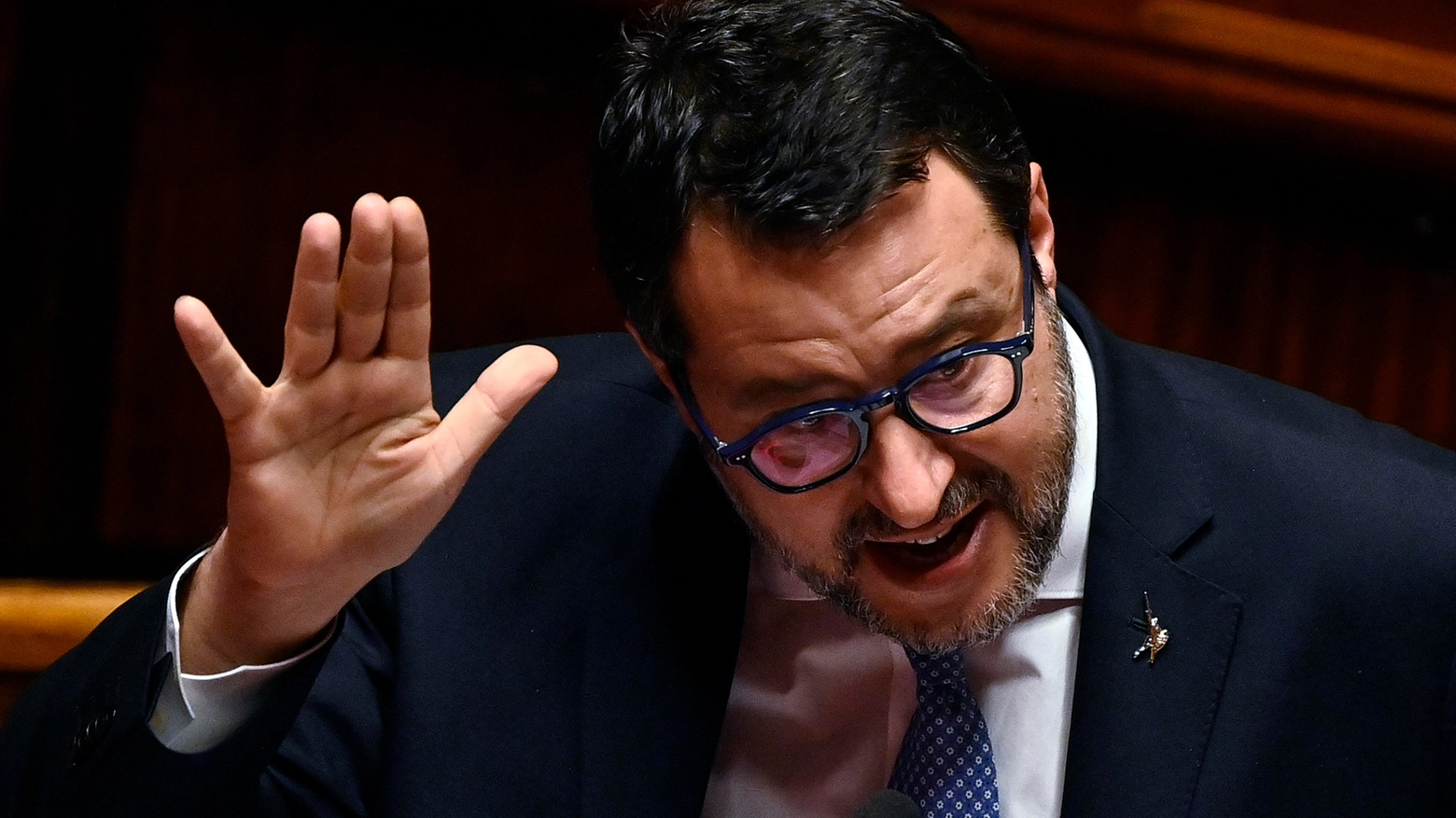 Salvini: sul terzo mandato decida liberamente il Parlamento (Ansa)