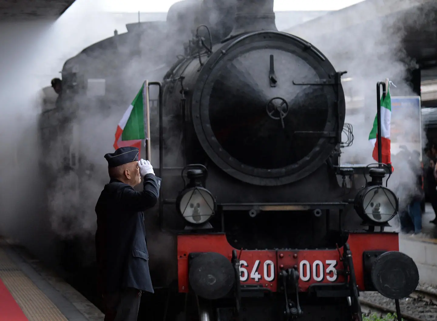 Milite ignoto a Roma: il Treno della Memoria al binario 1 della Stazione Termini