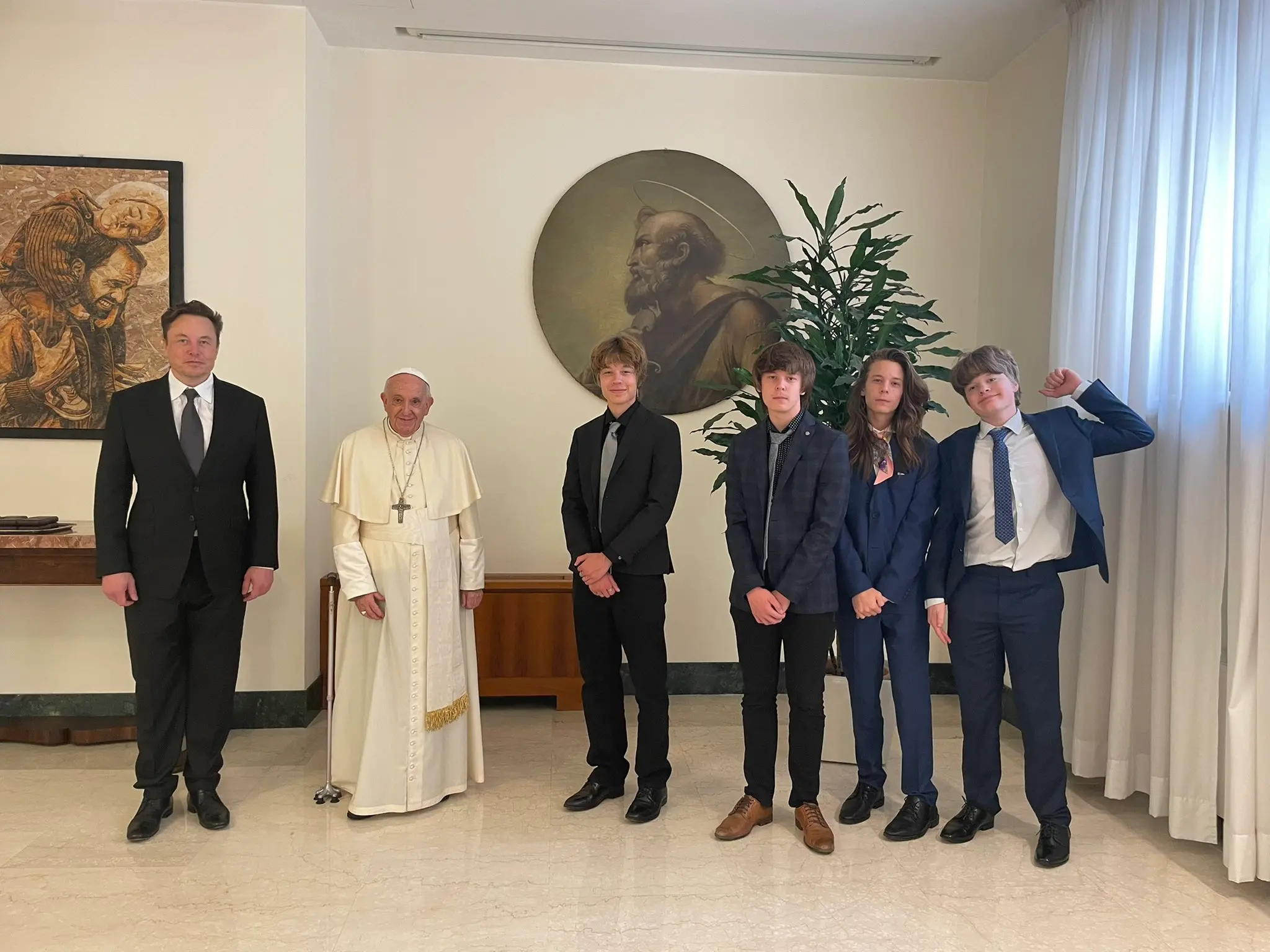 Vaticano, incontro tra Papa Francesco e Elon Musk