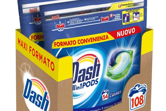 Dash - All In 1 Pods Detersivo Lavatrice in Capsule su amazon.com