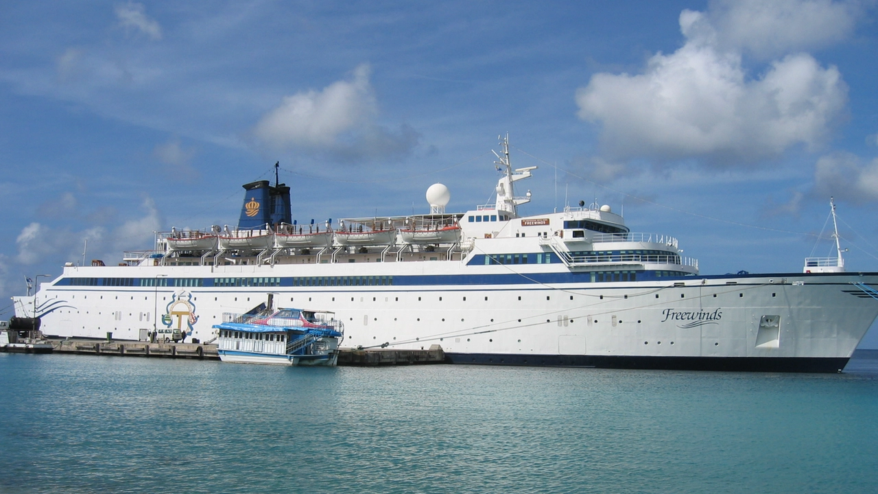 La nave Freewinds di proprietà di Scientology