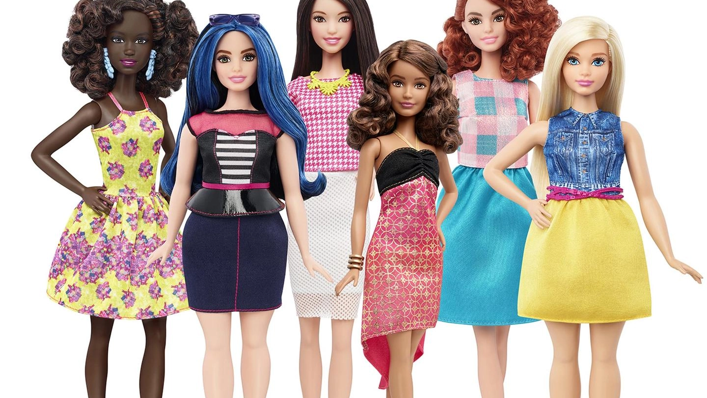 Le nuove versioni della Barbie (Ansa)