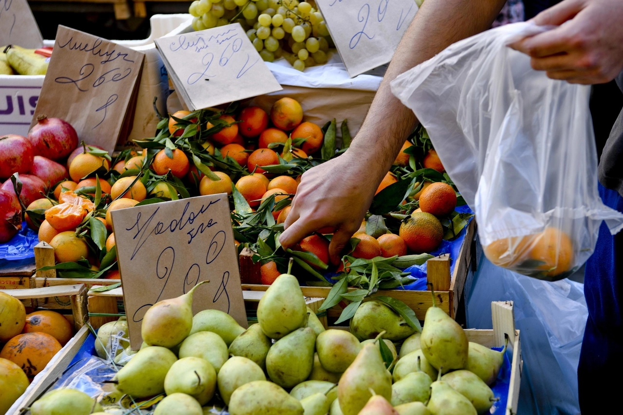 Una carta di 382,50 euro per l'acquisto di generi alimentari (Ansa)