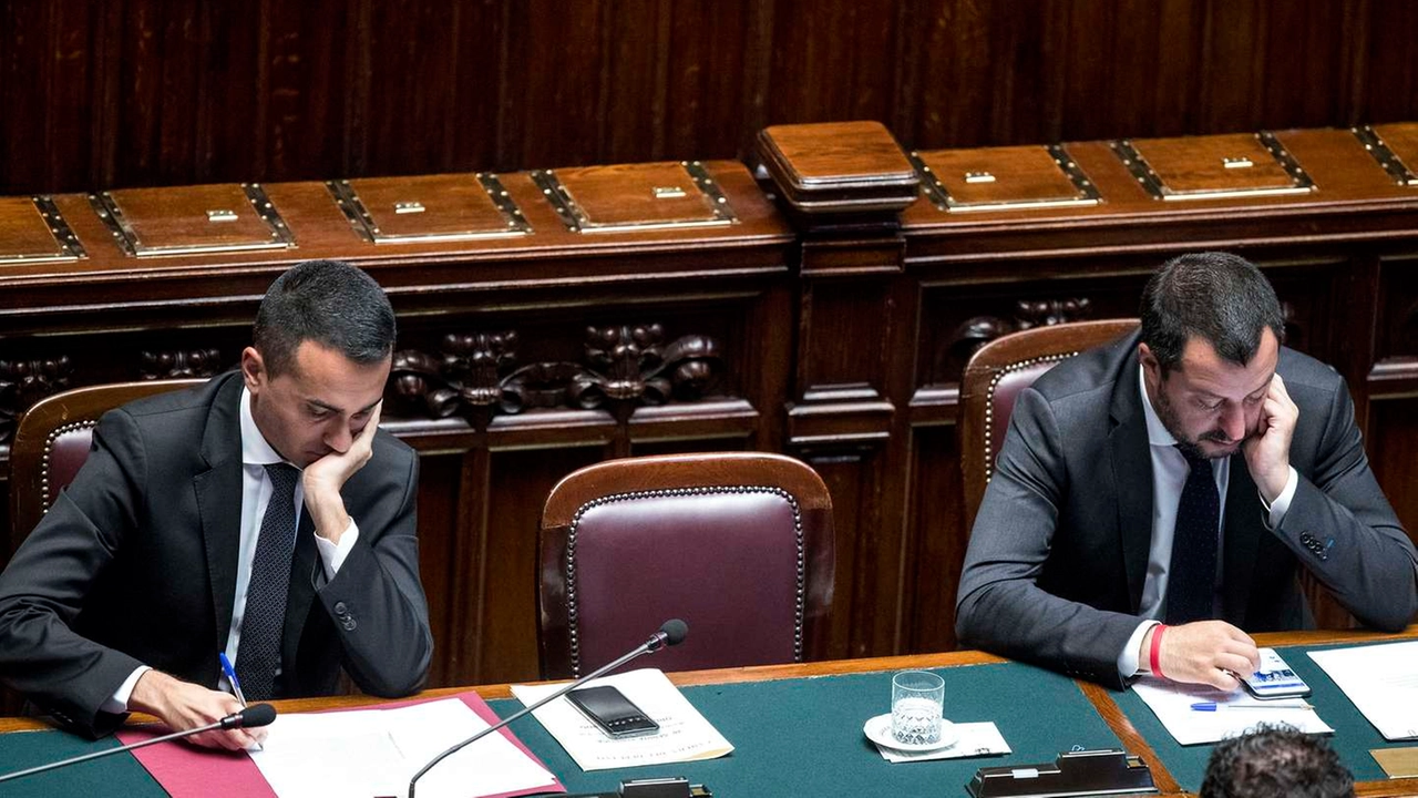 Luigi Di Maio e Matteo Salvini (Lapresse)