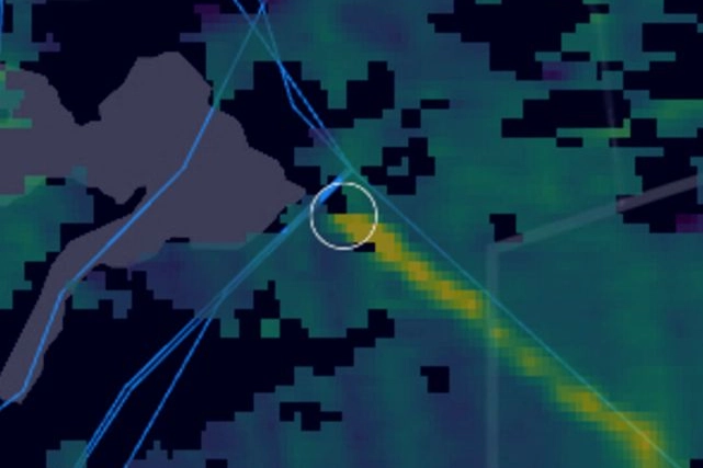 Impronta digitale del metano che alcuni satelliti sono in grado di tracciare