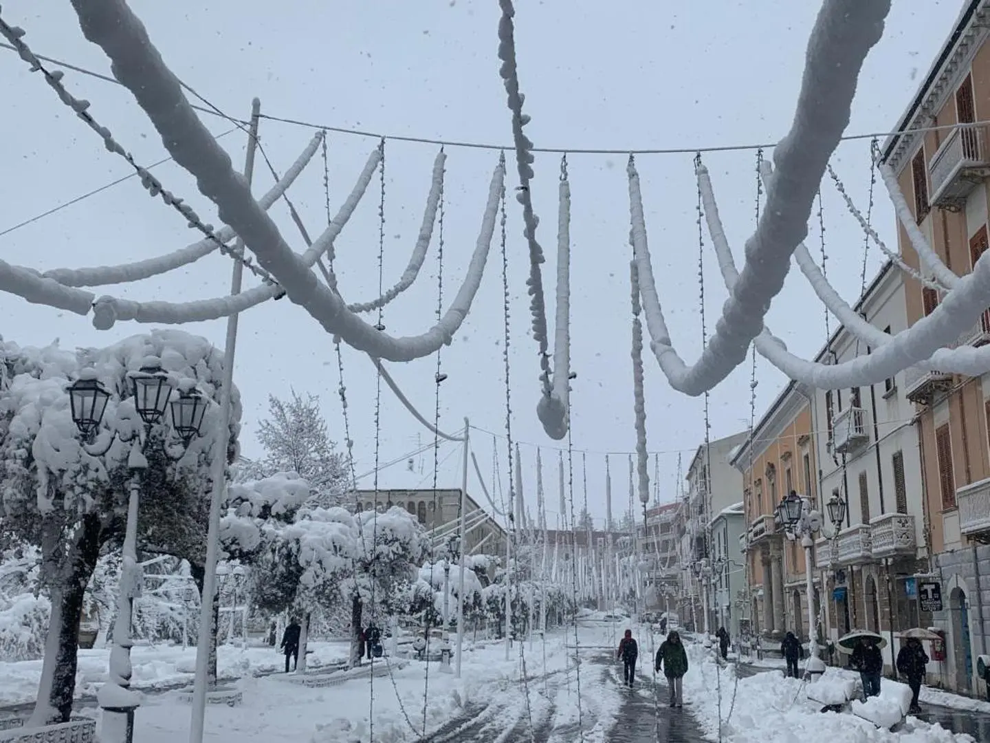 Bufere di neve dalle Marche alla Calabria, in Molise auto bloccate per ore