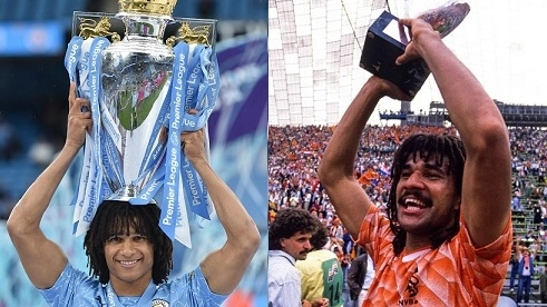 Nathan Akè e Ruud Gullit