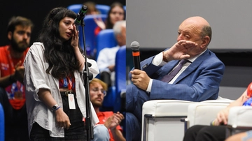 Ragazza in lacrime al festival di Giffoni: “Ministro, soffro di eco-ansia”. E anche Fratin si mette a piangere