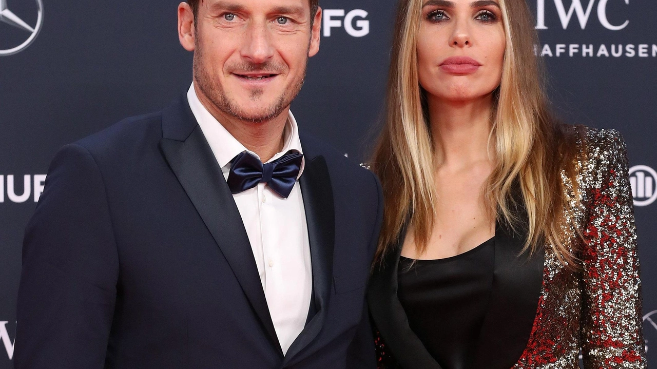 Francesco Totti e Ilary Blasi in una foto del 2018 