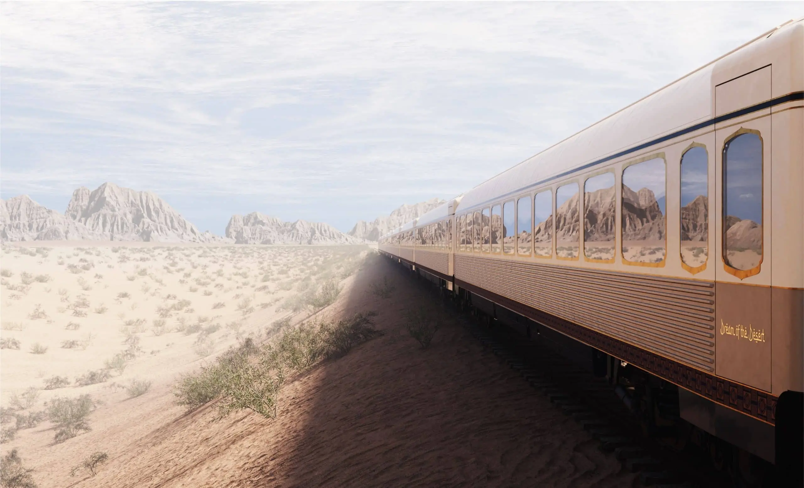 Dream of the Desert, il primo treno di lusso in Arabia Saudita firmato Arsenale