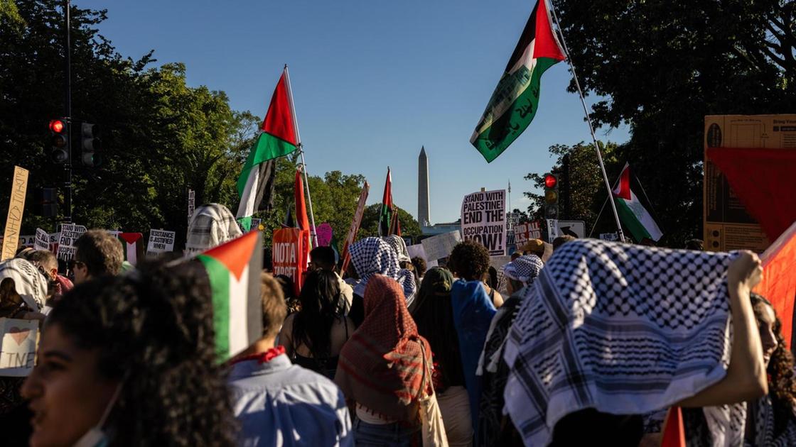 Proteste pro Gaza alla Casa Bianca, 