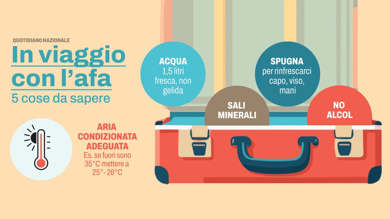 In viaggio con l'afa (e il bollino rosso del traffico): i consigli di sopravvivenza