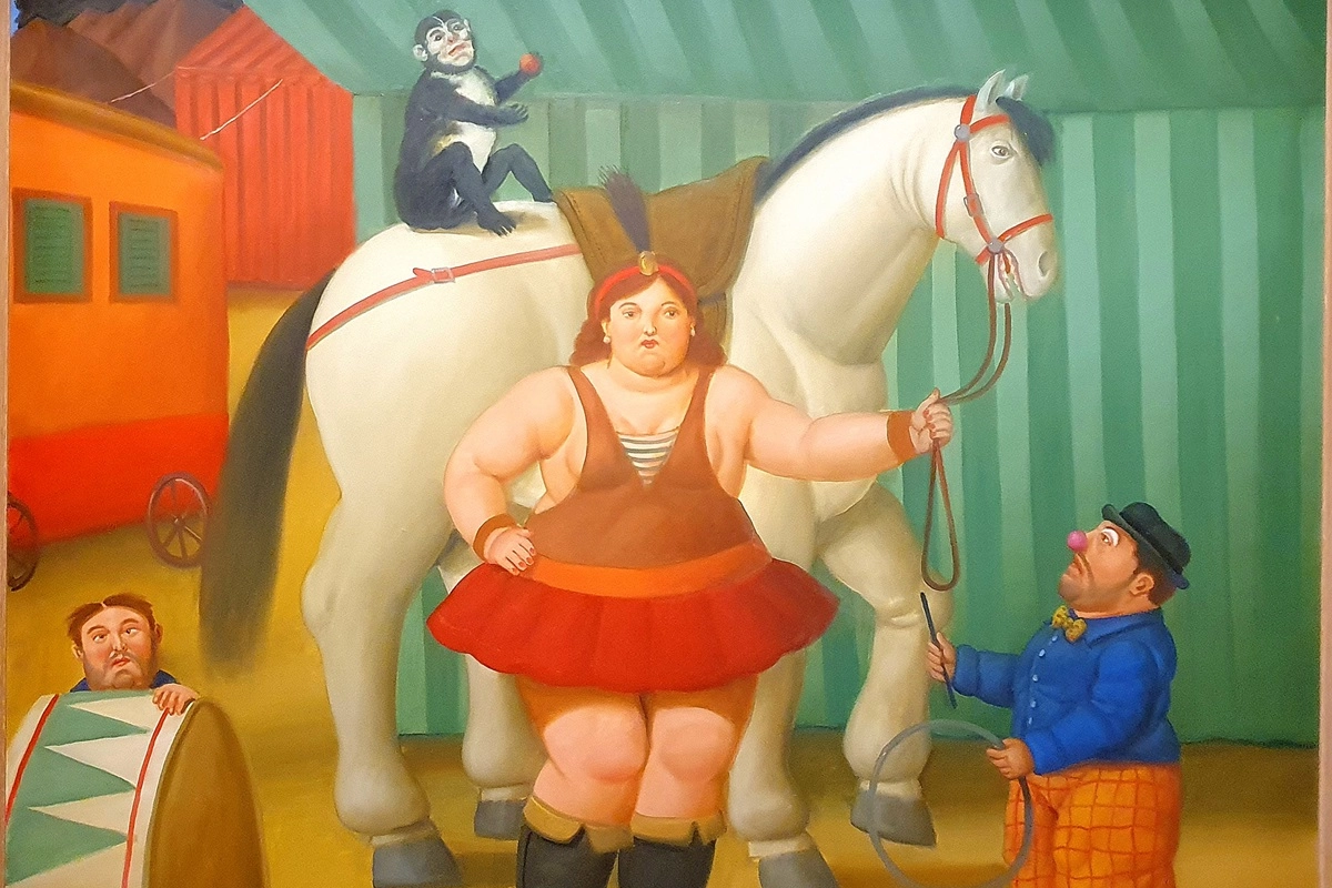 La serie dedicata da Botero al circo