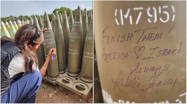 Nikki Haley scrive sui missili di Israele: “Finiteli”. La foto dell’ex ambasciatrice Usa diventa virale