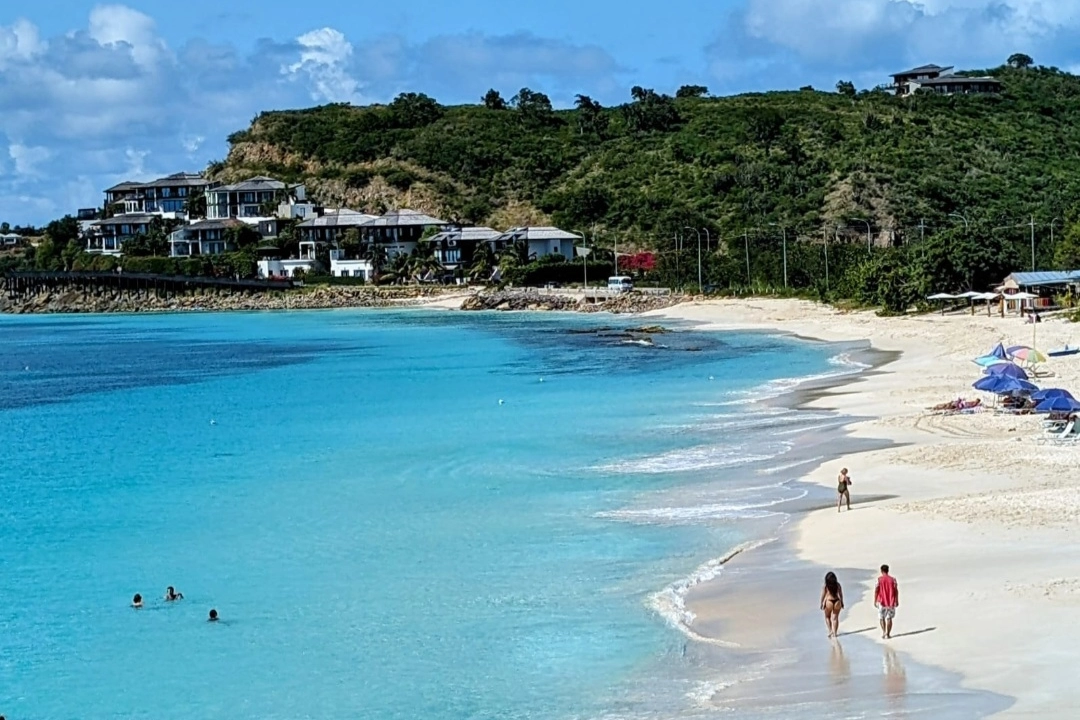 Meravigliosa spiaggia caraibica