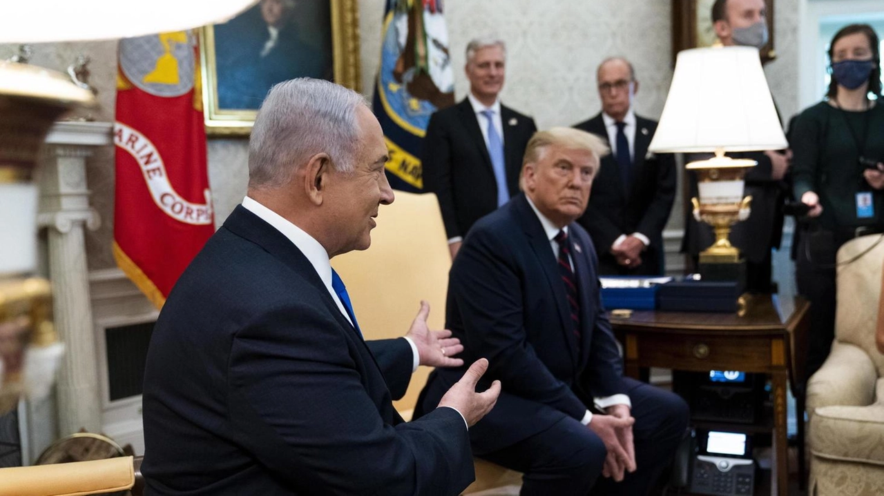 Benjamin Netanyahu (75 anni) e Donald Trump (78)