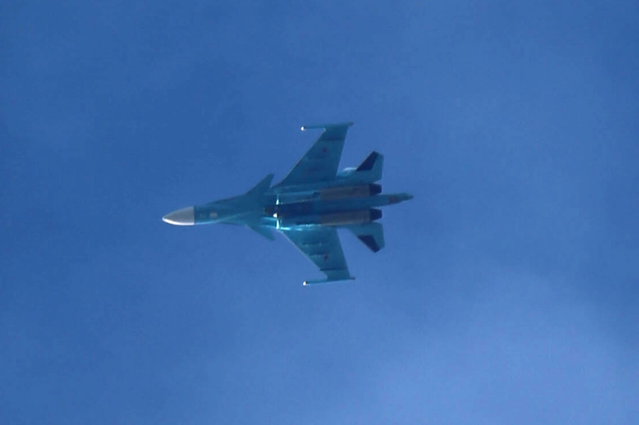 Il cacciabombardiere russo Sukhoi Su-34