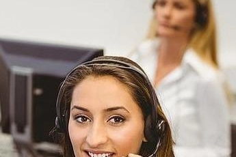 Operatrice di un call center